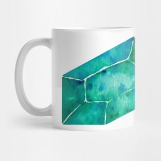 Green crystal Mug